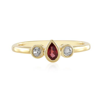 Anello in argento con Rubino Tanzania (Adela Silber)