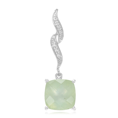 Ciondolo in argento con Prehnite