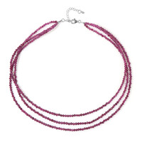Collana in argento con Rubino Mozambico