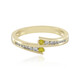 Anello in oro con Diamante Giallo I1