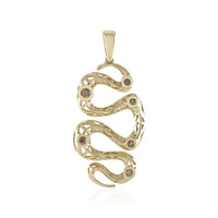 Ciondolo in oro con Diamante Champagne I2 (Ornaments by de Melo)