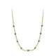 Collana in oro con Smeraldo Zambia AAA (CIRARI)