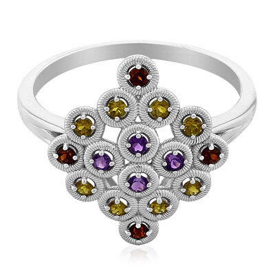 Anello in argento con Gemme