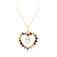 Collana in argento con Topazio Bianco