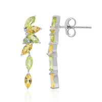 Orecchini in argento con Peridoto