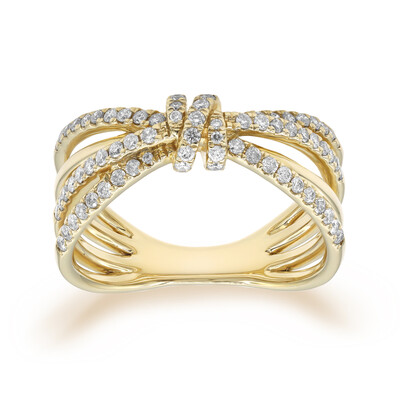 Anello in oro con Diamante I1 (H) (CIRARI)