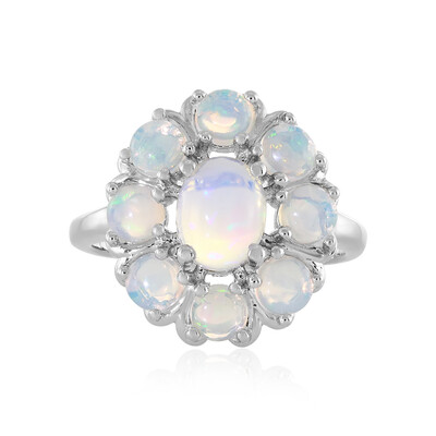 Anello in argento con Opale di Welo