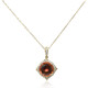 Collana in oro con Tormalina Neon del Congo (CIRARI)