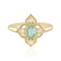 Anello in argento con Smeraldo Russo