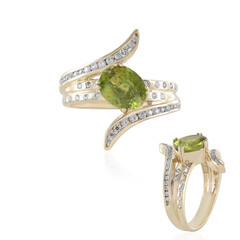 Anello in oro con Sfene (de Melo)