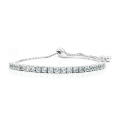 Bracciale in argento con Topazio Blu Cielo