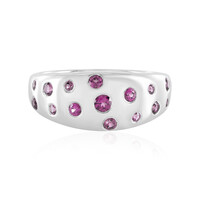 Anello in argento con Rodolite
