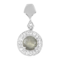 Ciondolo in argento con Spectrolite