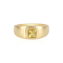 Anello in argento con Berillo Giallo