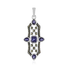Ciondolo in argento con Iolite Ceylon