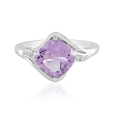 Anello in argento con Ametista Rose de France