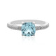 Anello in argento con Topazio Blu Cielo
