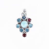 Ciondolo in argento con Larimar