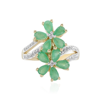 Anello in argento con Smeraldo Socoto