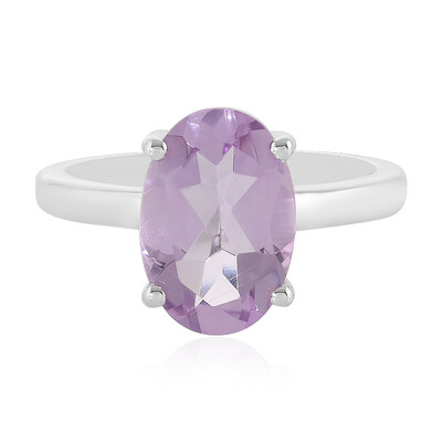 Anello in argento con Ametista Rose de France