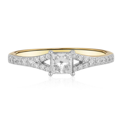 Anello in oro con Diamante IF (D) (Annette)