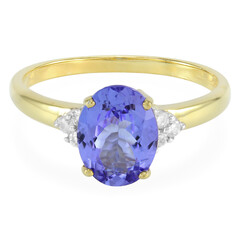 Anello in argento con Tanzanite