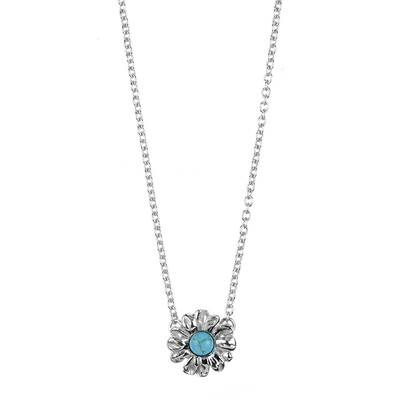 Collana in argento con Turchese (dagen)