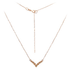 Collana in oro con Diamante Rose de France SI1 di Argyle