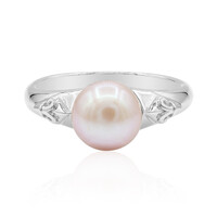 Anello in argento con Perla di Acqua Dolce (TPC)