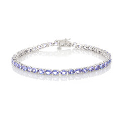 Bracciale in argento con Tanzanite