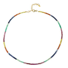 Collana in argento con Smeraldo Colombiano