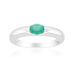 Anello in argento con Smeraldo Zambia