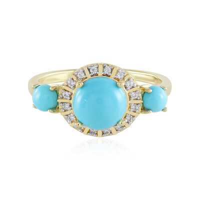 Anello in argento con Turchese Sleeping Beauty