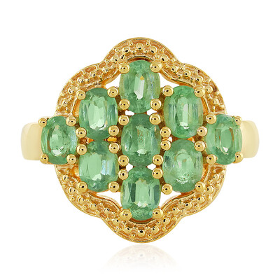 Anello in argento con Cianite Menta