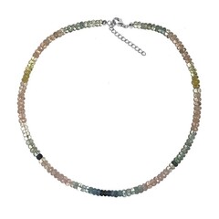 Collana in argento con Berillo Fancy