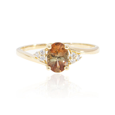 Anello in oro con Andalusite