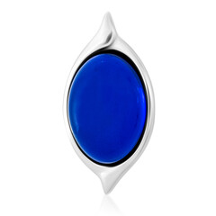 Ciondolo in argento con Ambra Blu Colombiana