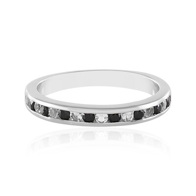 Anello in argento con Spinello Nero