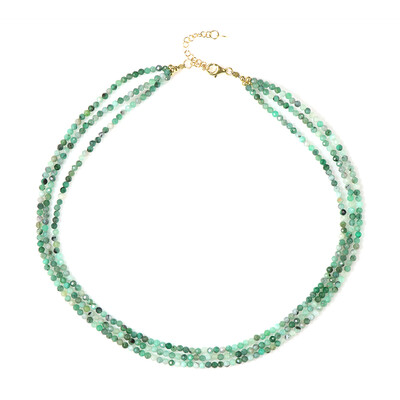 Collana in argento con Smeraldo Russo