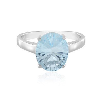 Anello in argento con Topazio Blu Cielo