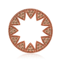 Ciondolo in oro con Diamante Rose de France SI1 di Argyle