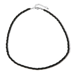 Collana in argento con Spinello Nero