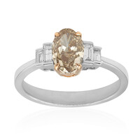 Anello in oro con Diamante Cioccolato SI2 (CIRARI)