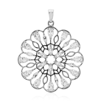 Ciondolo in argento con Topazio Bianco