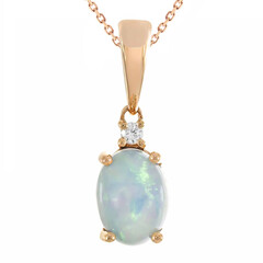 Collana in oro con Opale di Welo AAA
