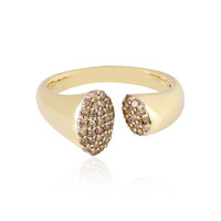 Anello in oro con Diamante Cioccolato I3  (KM by Juwelo)