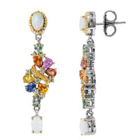 Orecchini in argento con Opale di Welo (Dallas Prince Designs)