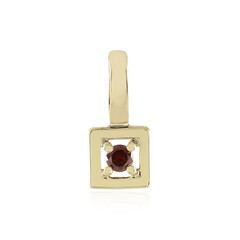 Ciondolo in oro con Diamante Rosso I2