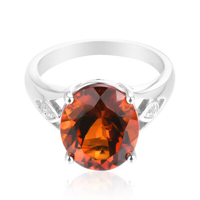 Anello in argento con Citrino Madeira