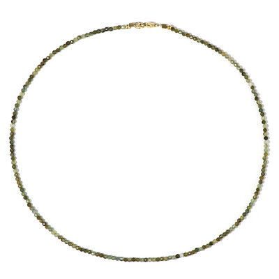 Collana in argento con Tormalina Verde Brasiliana